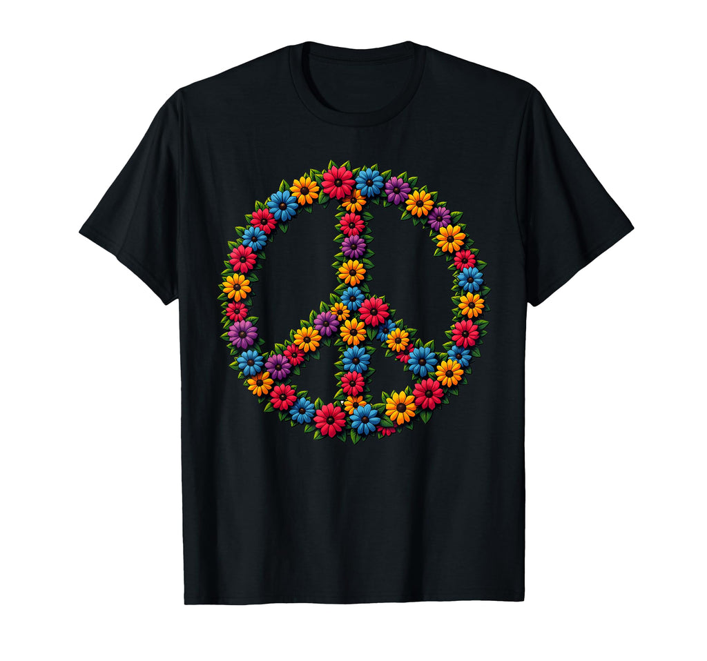 60S 70S Flower Power Groovy Love Peace T-Shirt - Trendy Graphic Men Women - T-Shirt, Sweatshirt, Hoodie