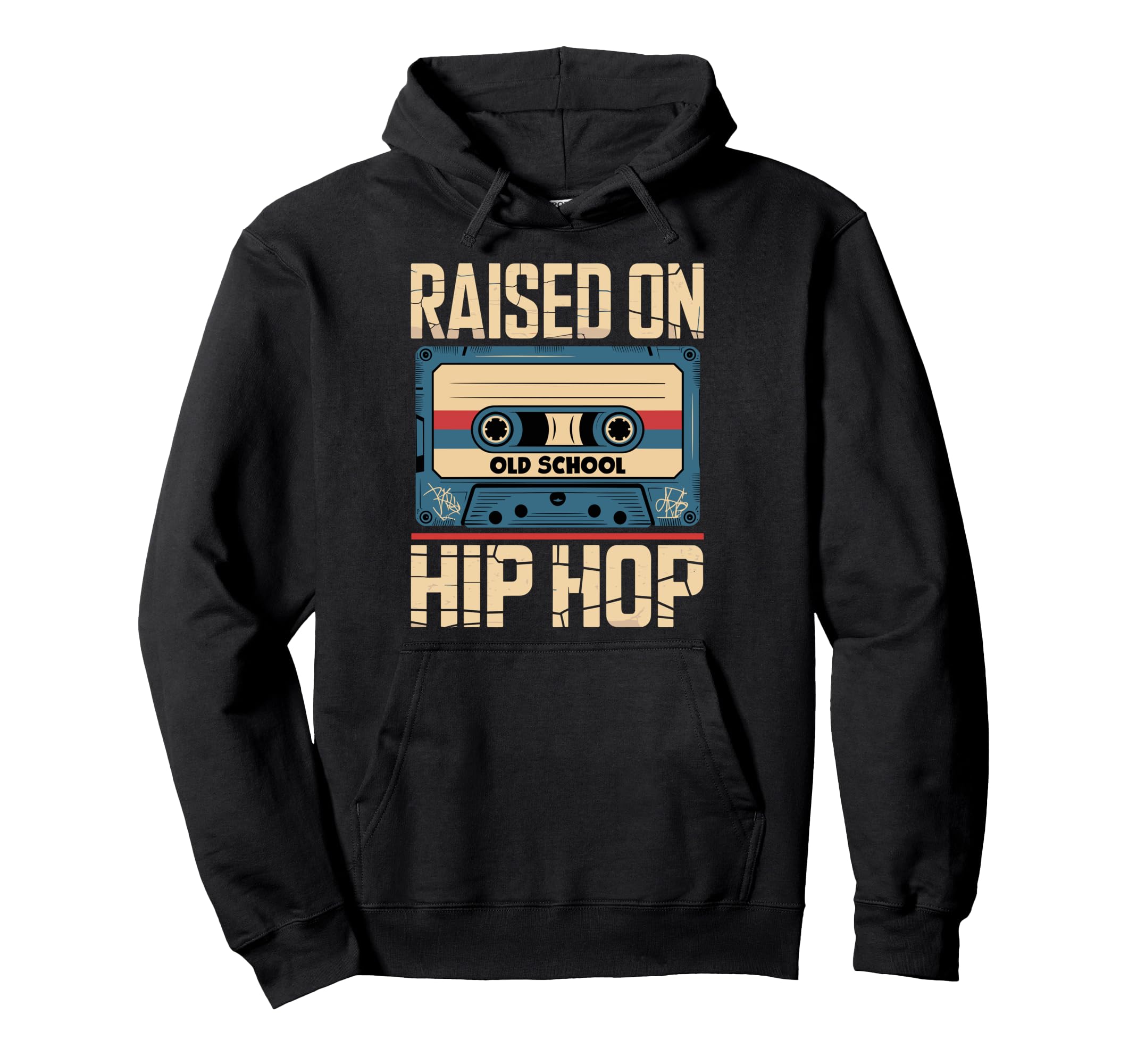 Hop Gangster Cassette Graffiti Music Hoodie - Fun Novelty Design Unisex - T-Shirt, Sweatshirt, Hoodie