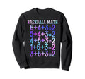 6 4 3 2 Funny Baseball Tie Dye Mom Sweatshirt - Minimalist Print Unisex - T-Shirt, Sweatshirt, Hoodie