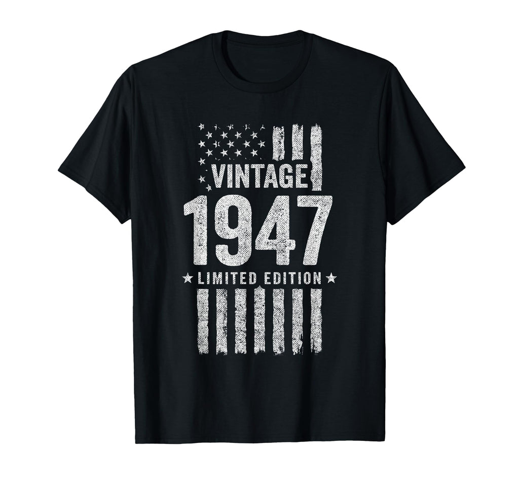 1947 Birthday Born 1947 1947 T-Shirt - Aesthetic Graphic for Adults - T-Shirt, Sweatshirt, Hoodie