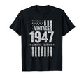 1947 Birthday Born 1947 1947 T-Shirt - Aesthetic Graphic for Adults - T-Shirt, Sweatshirt, Hoodie