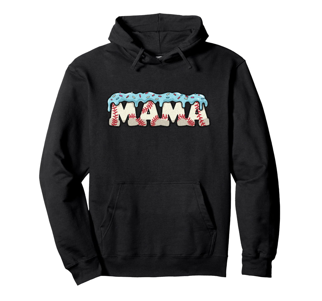 Baseball Ice Cream Dripping Baseball Hoodie - Aesthetic Graphic Men Women - T-Shirt, Sweatshirt, Hoodie