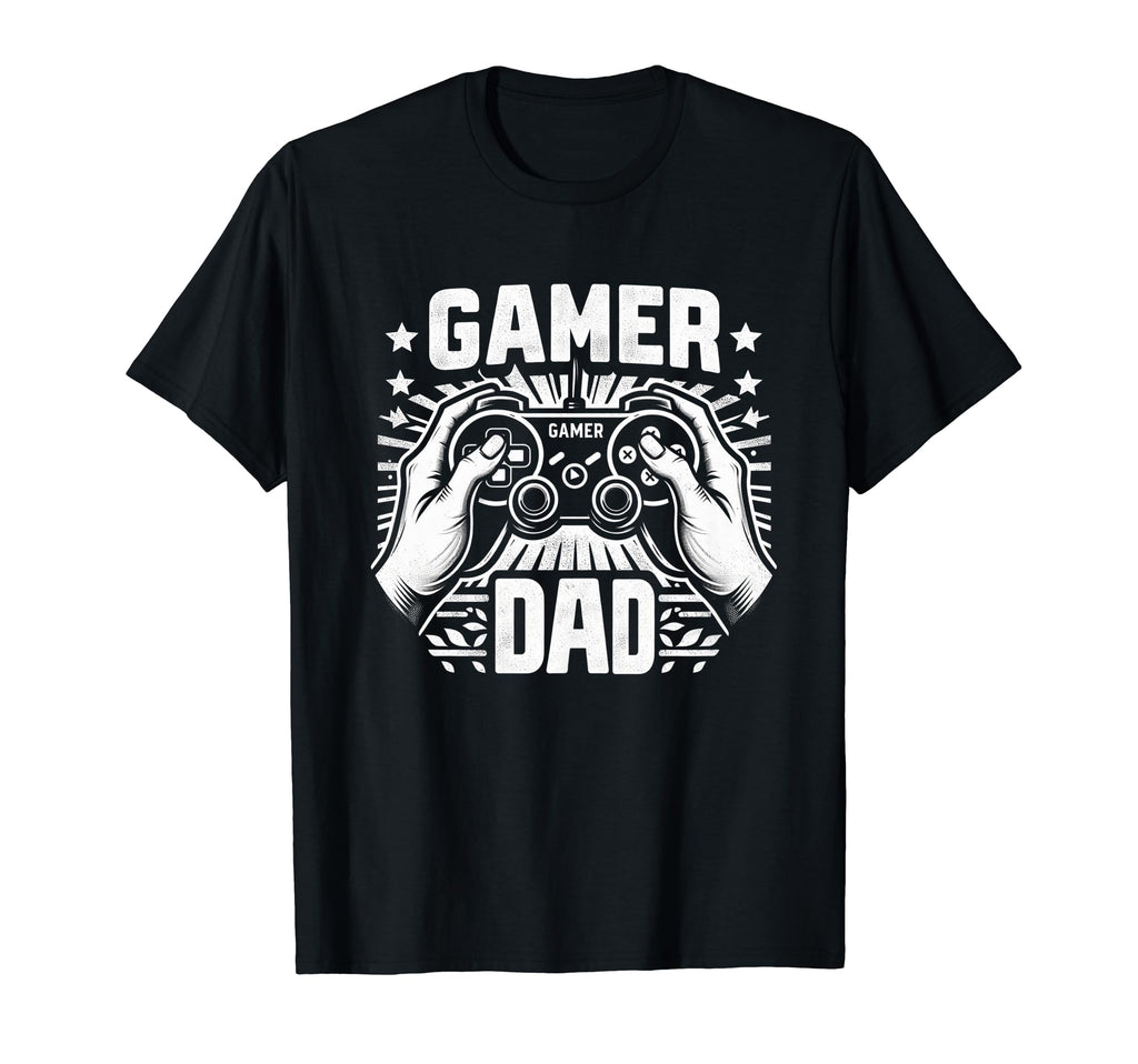 Gamer Dad Game Controller Gaming Video T-Shirt - Unique Graphic for Adults - T-Shirt, Sweatshirt, Hoodie