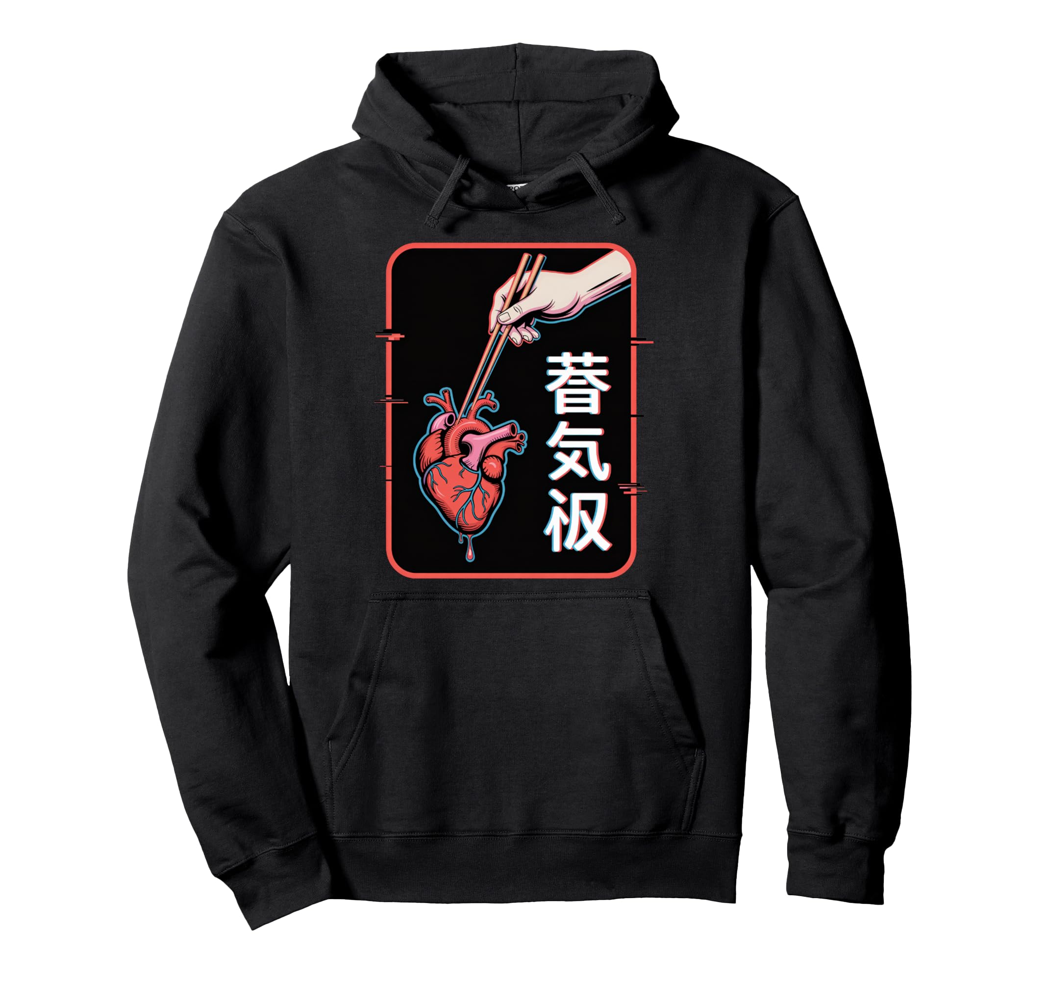 Japanese Futurism Aesthetic Vaporwave Hoodie - Graphic Print for Adults - T-Shirt, Sweatshirt, Hoodie