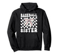 Baseball Sister Coquette Bow Funny Hoodie - Novelty Apparel for Adults - T-Shirt, Sweatshirt, Hoodie