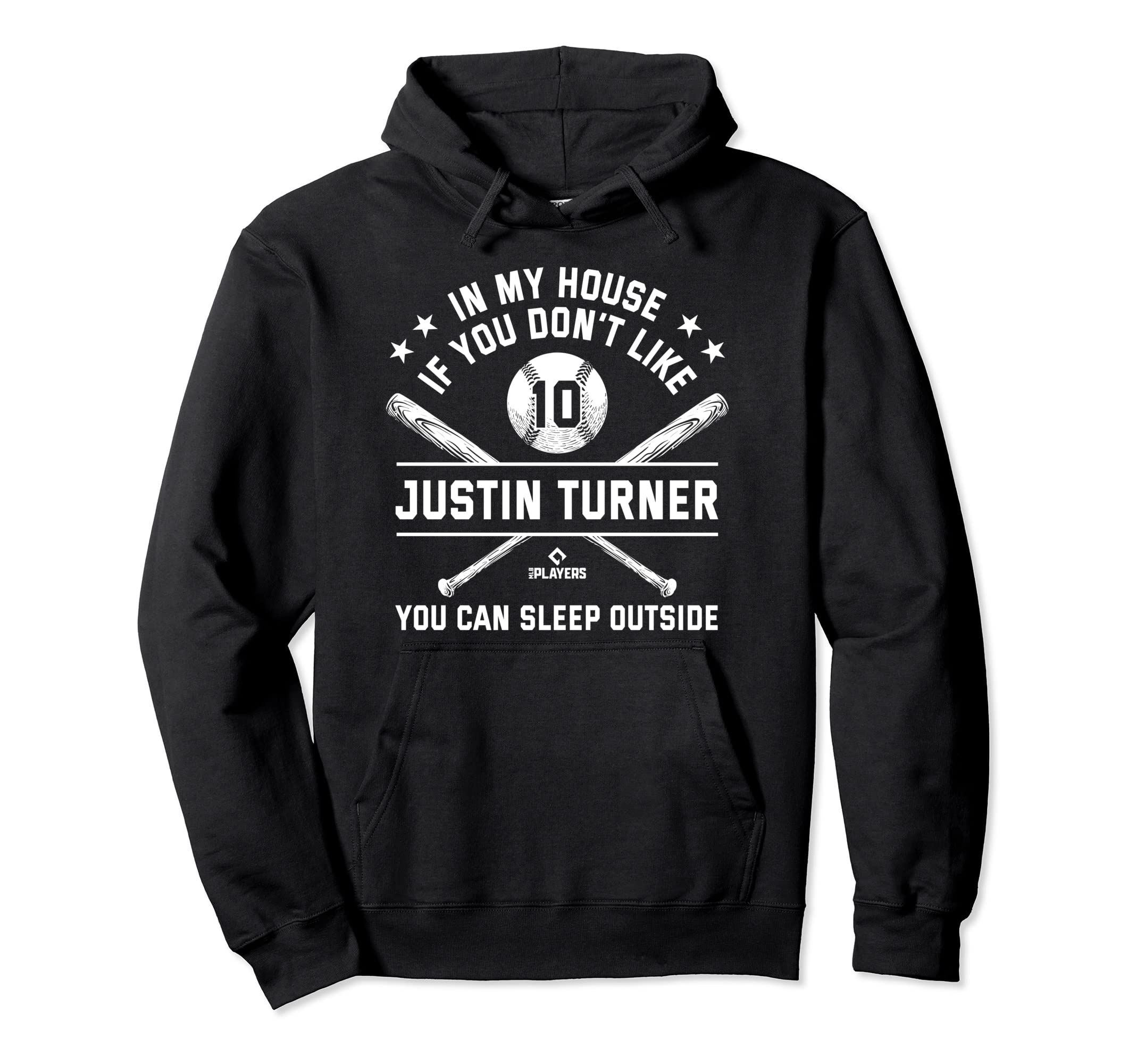 My House Mlbpa Justin Turner Los Hoodie - Casual Everyday Wear Men Women - T-Shirt, Sweatshirt, Hoodie