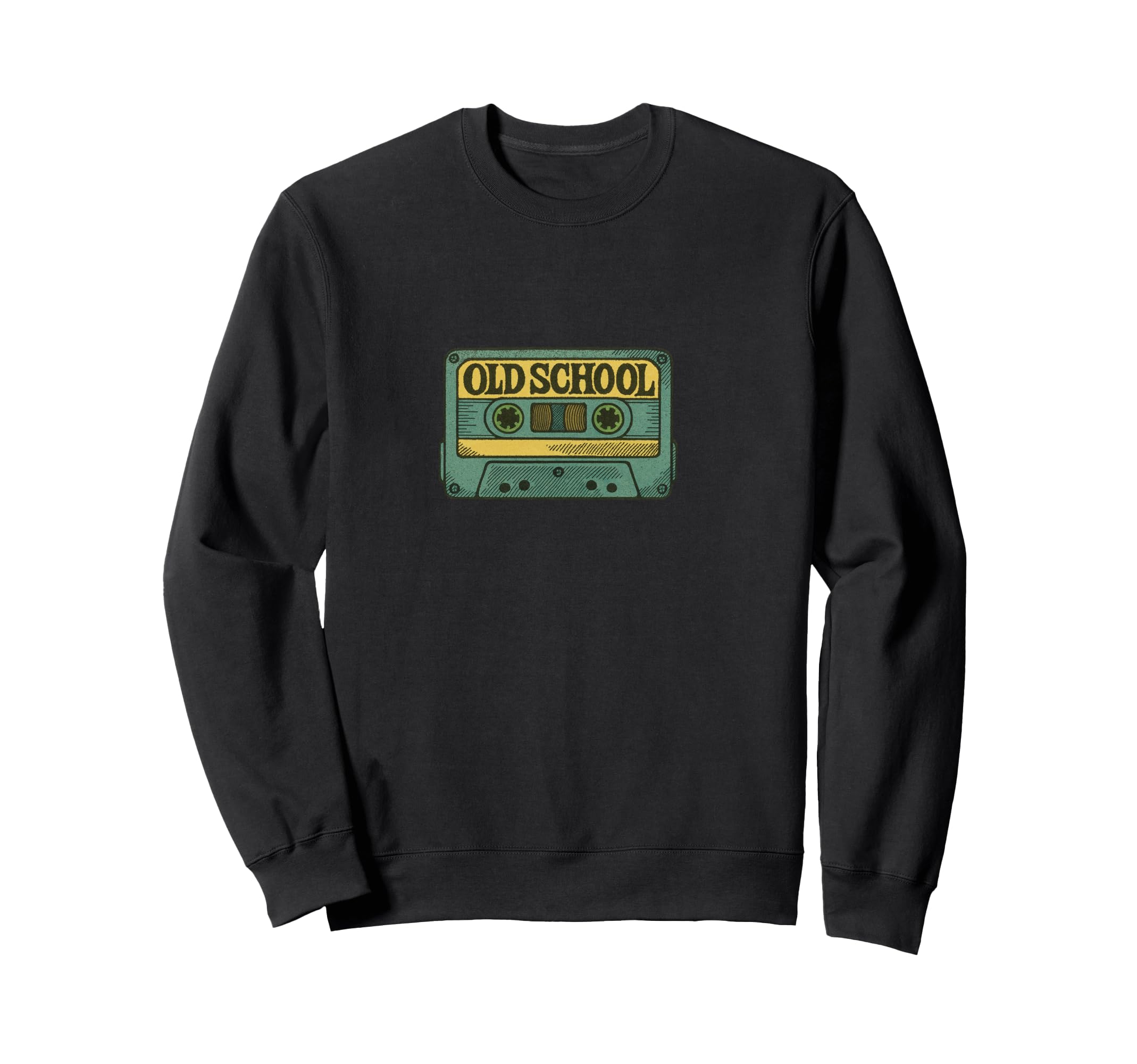 Old School Cassette Tape Sweatshirt - Aesthetic Graphic Men Women - T-Shirt, Sweatshirt, Hoodie