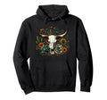 Western Boho Aztec Pattern Traditional Hoodie - Custom Art Print Men Women - T-Shirt, Sweatshirt, Hoodie