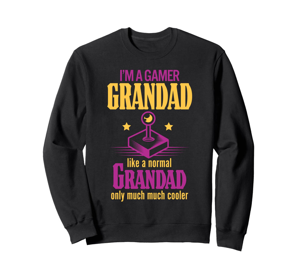 Funny Gamer Grandad Gaming Arcade Sweatshirt - Streetwear Style Men Women - T-Shirt, Sweatshirt, Hoodie