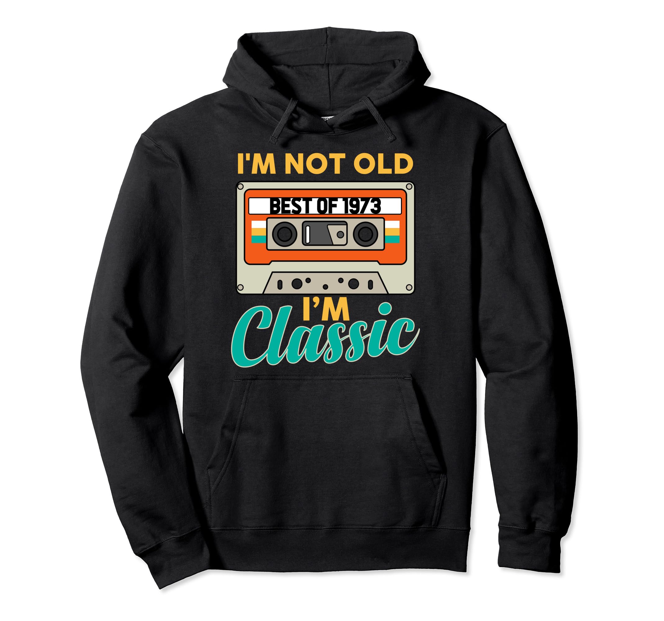 1973 Cassette Tape Birthday Hoodie - Aesthetic Graphic Men Women - T-Shirt, Sweatshirt, Hoodie
