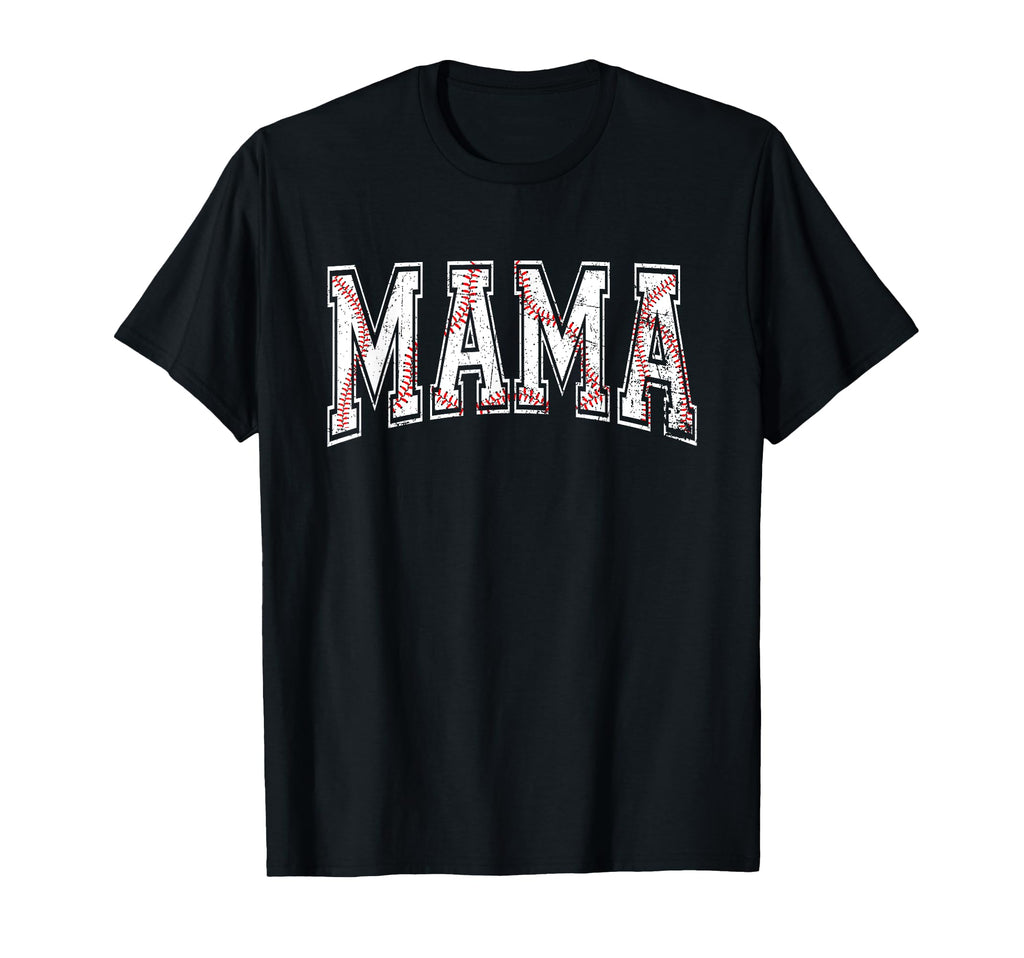 Baseball Mama Coquette Bow Mothers T-Shirt - Minimalist Print Men Women - T-Shirt, Sweatshirt, Hoodie