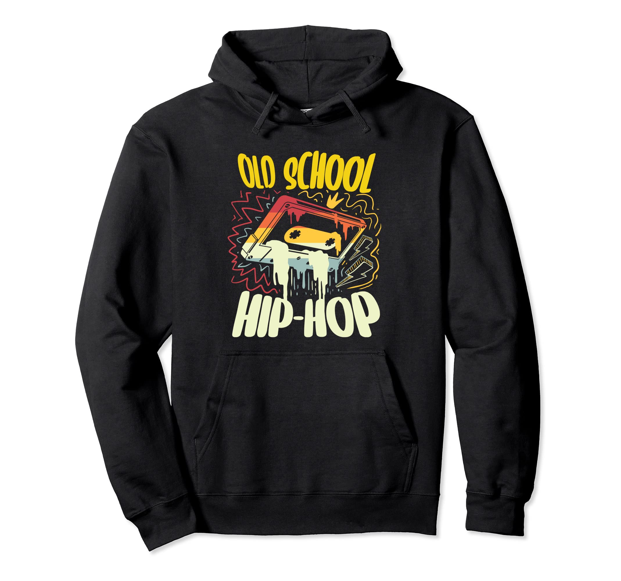 1980S Old School Hip Hop Lover Hoodie - Minimalist Print Men Women - T-Shirt, Sweatshirt, Hoodie