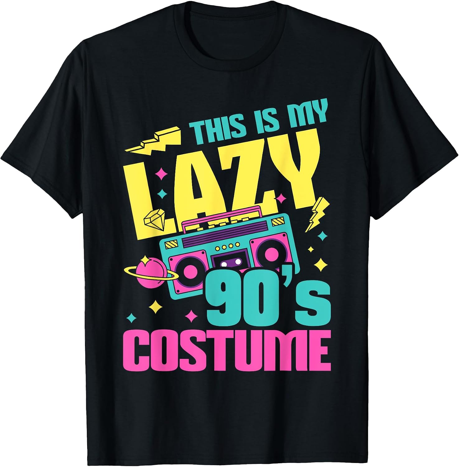 90s Costume Music Gift Idea - Adult & Kids T-Shirts, Sweatshirts & Hoodies apparel design preview 1