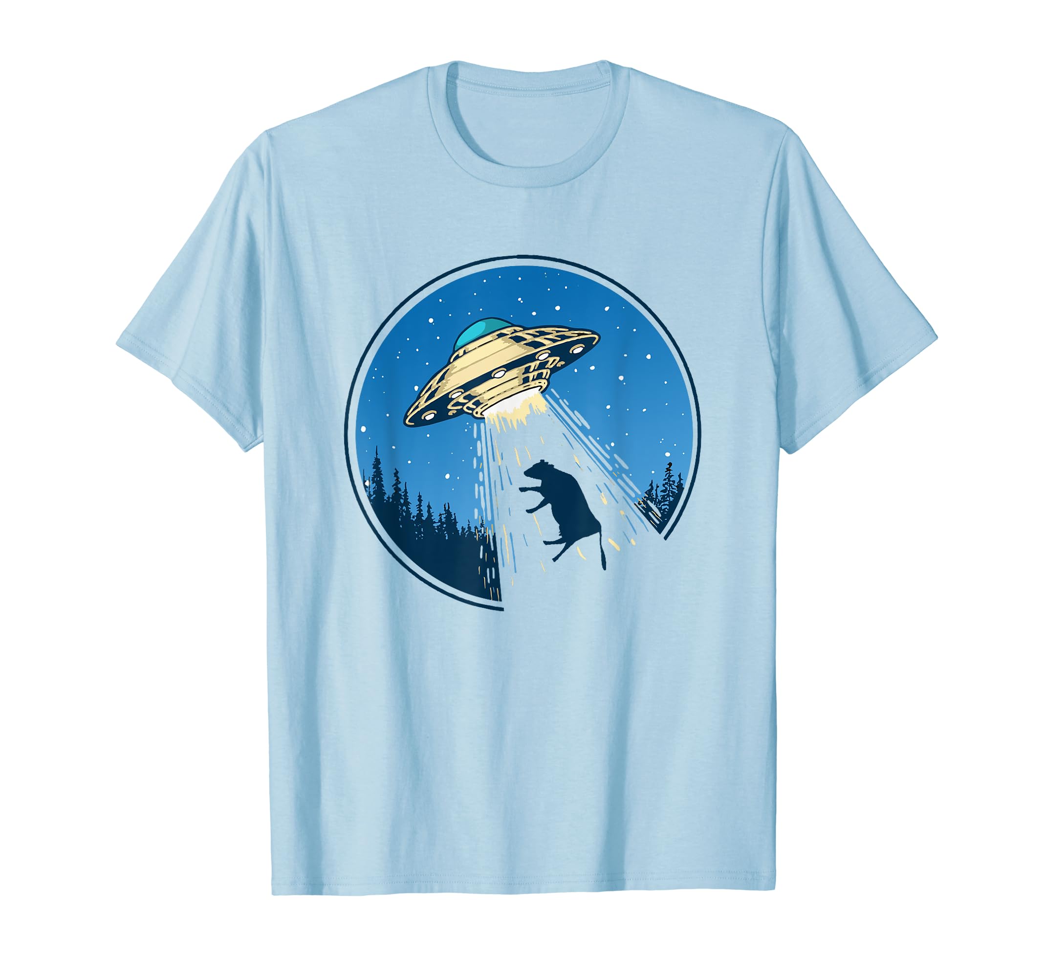 Cow Snatch Funny Distressed Ufo Flying T-Shirt - Graphic Print Unisex - T-Shirt, Sweatshirt, Hoodie