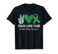 Peace Love Cure Cerebral Palsy Cp T-Shirt - Custom Art Print for Adults - T-Shirt, Sweatshirt, Hoodie