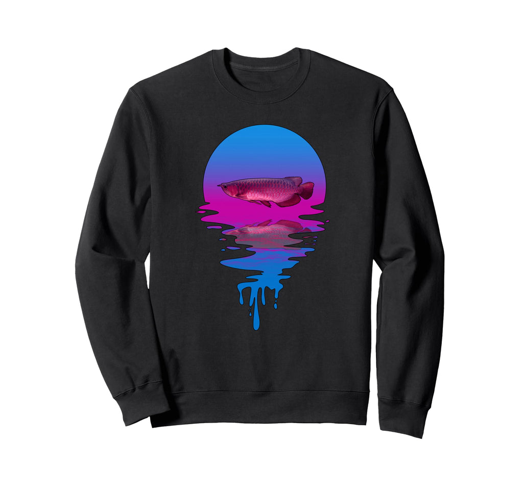 Sunset Arowana Sweatshirt - Graphic Print for Adults - T-Shirt, Sweatshirt, Hoodie
