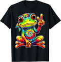 Tie Dye Frog for Hippie lover - Adult & Kids T-Shirts, Sweatshirts & Hoodies apparel design preview 1