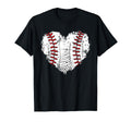Grunge Heart Baseball Stitching Love T-Shirt - Fun Novelty Design Unisex - T-Shirt, Sweatshirt, Hoodie