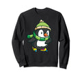 Roller Skates Skating Penguin Skater Sweatshirt - Minimalist Print Unisex - T-Shirt, Sweatshirt, Hoodie