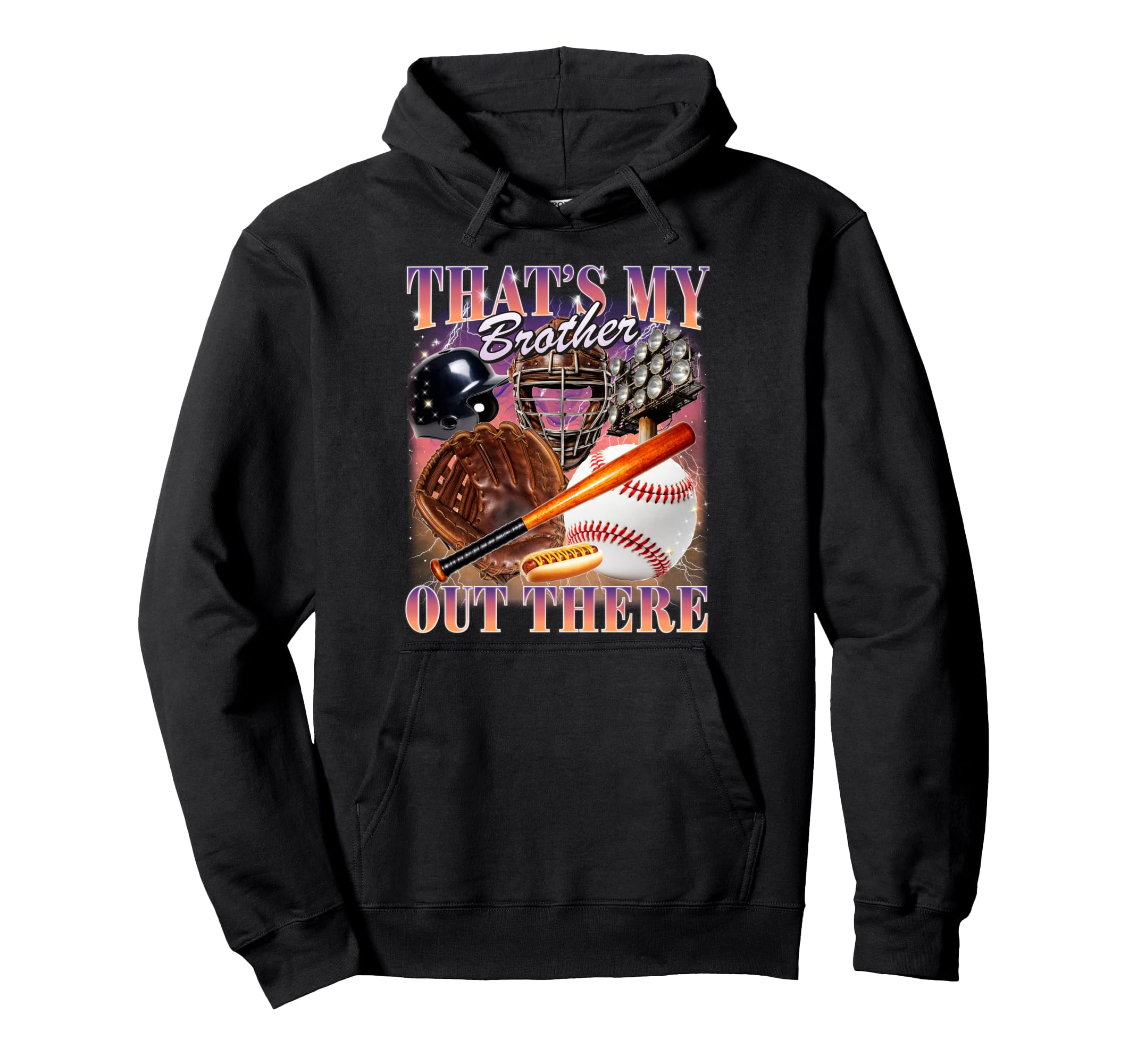 Thats My Brother Out There Bootleg 90S Hoodie - Minimalist Print Unisex - T-Shirt, Sweatshirt, Hoodie