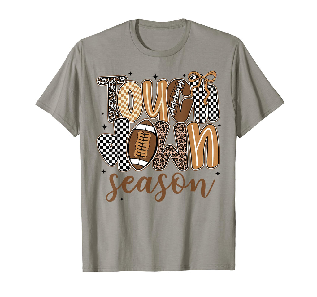 Touchdown Season Leopard Game Day T-Shirt - Trendy Graphic for Adults - T-Shirt, Sweatshirt, Hoodie