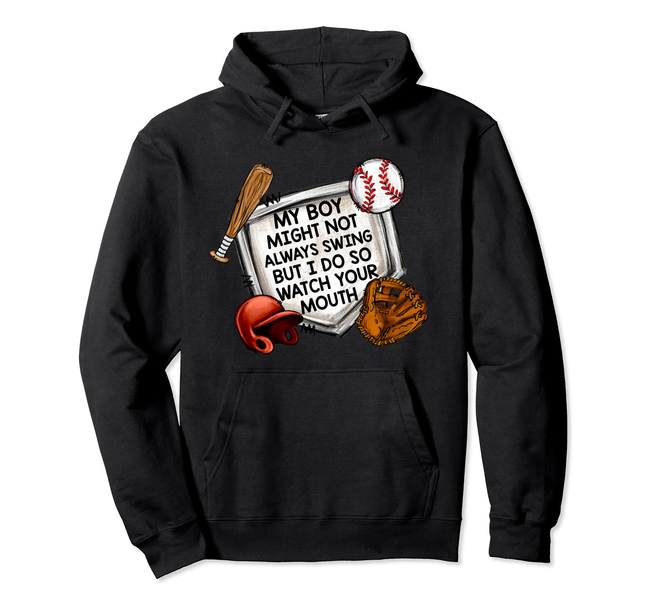 My Might Not Always Swing But I Do So Watch Hoodie - Graphic Print Unisex - T-Shirt, Sweatshirt, Hoodie
