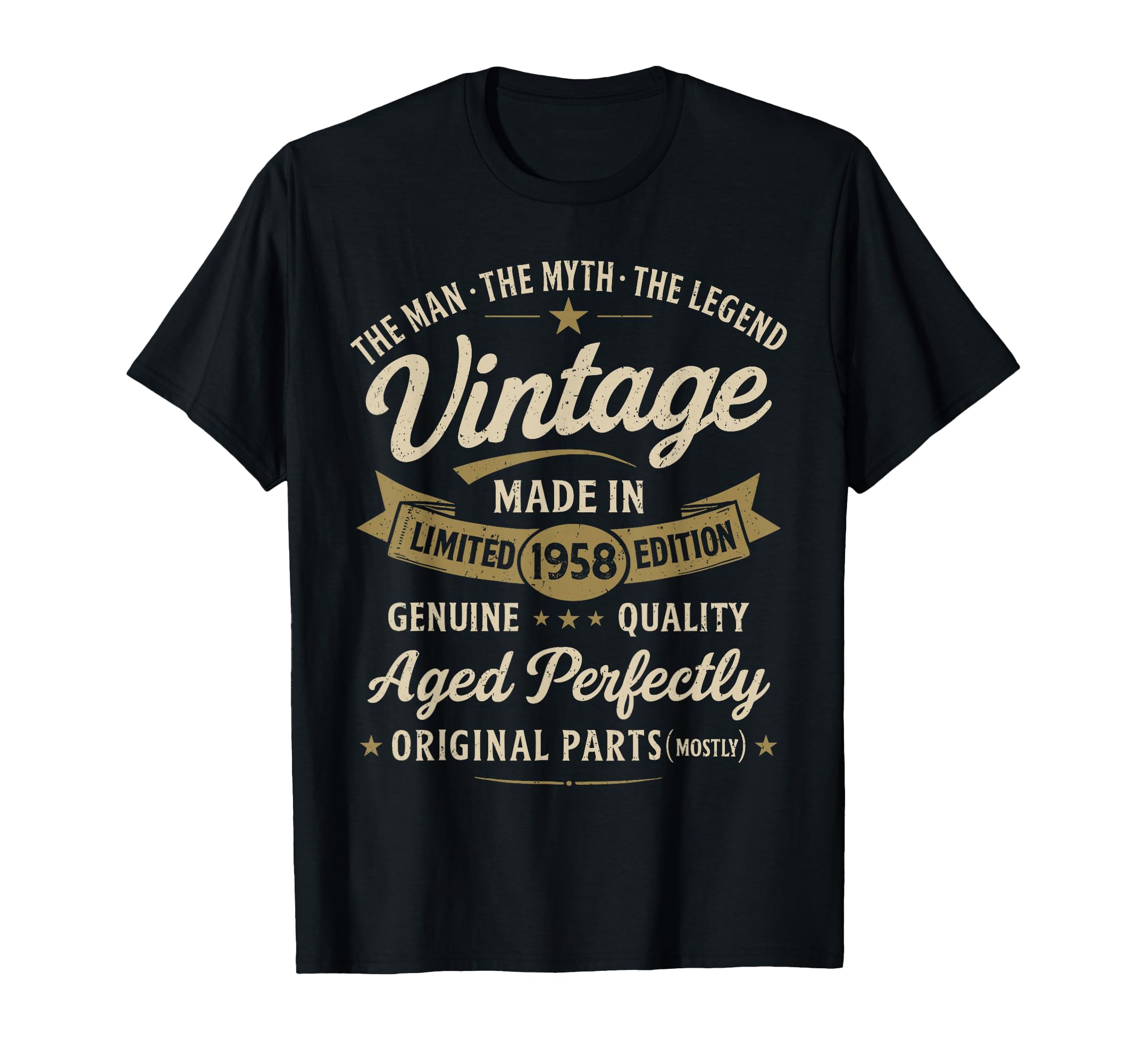 68Th Birthday Gift 1958 Funny 68 T-Shirt - Minimalist Print for Adults - T-Shirt, Sweatshirt, Hoodie