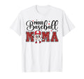 Baseball Mama Womens Mom Game Day T-Shirt - Custom Art Print for Adults - T-Shirt, Sweatshirt, Hoodie