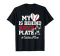 Proud Baseball Catcher Mom Baseball T-Shirt - Custom Art Print Unisex - T-Shirt, Sweatshirt, Hoodie