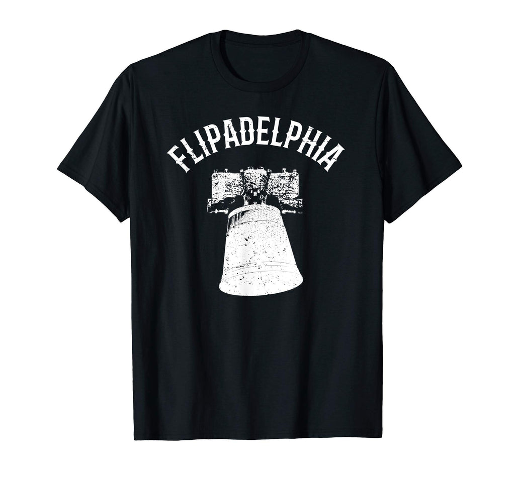 Flipadelphia Flip Cup Distressed T-Shirt - Unique Graphic Men Women - T-Shirt, Sweatshirt, Hoodie