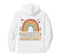 Activity Assistant Boho Rainbow Heart Hoodie - Novelty Apparel Unisex - T-Shirt, Sweatshirt, Hoodie