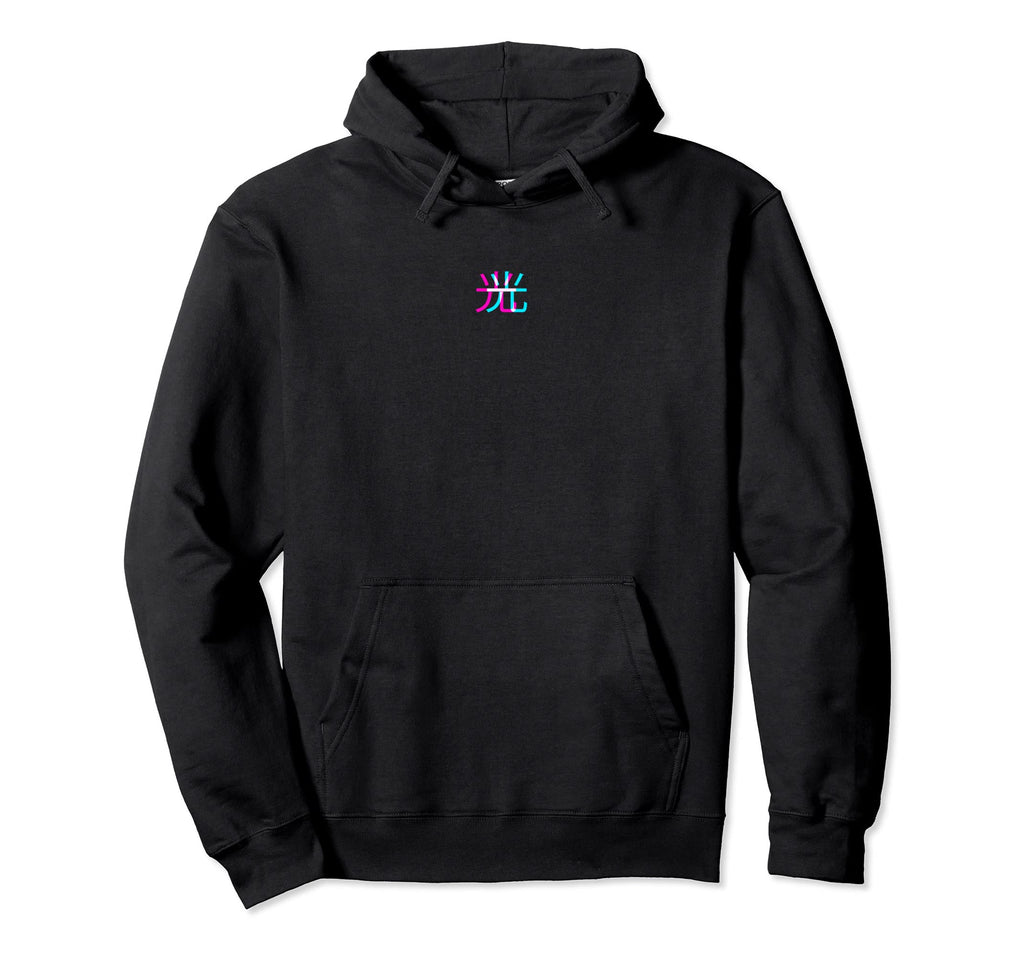 Hikari Japanese Glitch Anime Aesthetic Hoodie - Trendy Graphic Unisex - T-Shirt, Sweatshirt, Hoodie