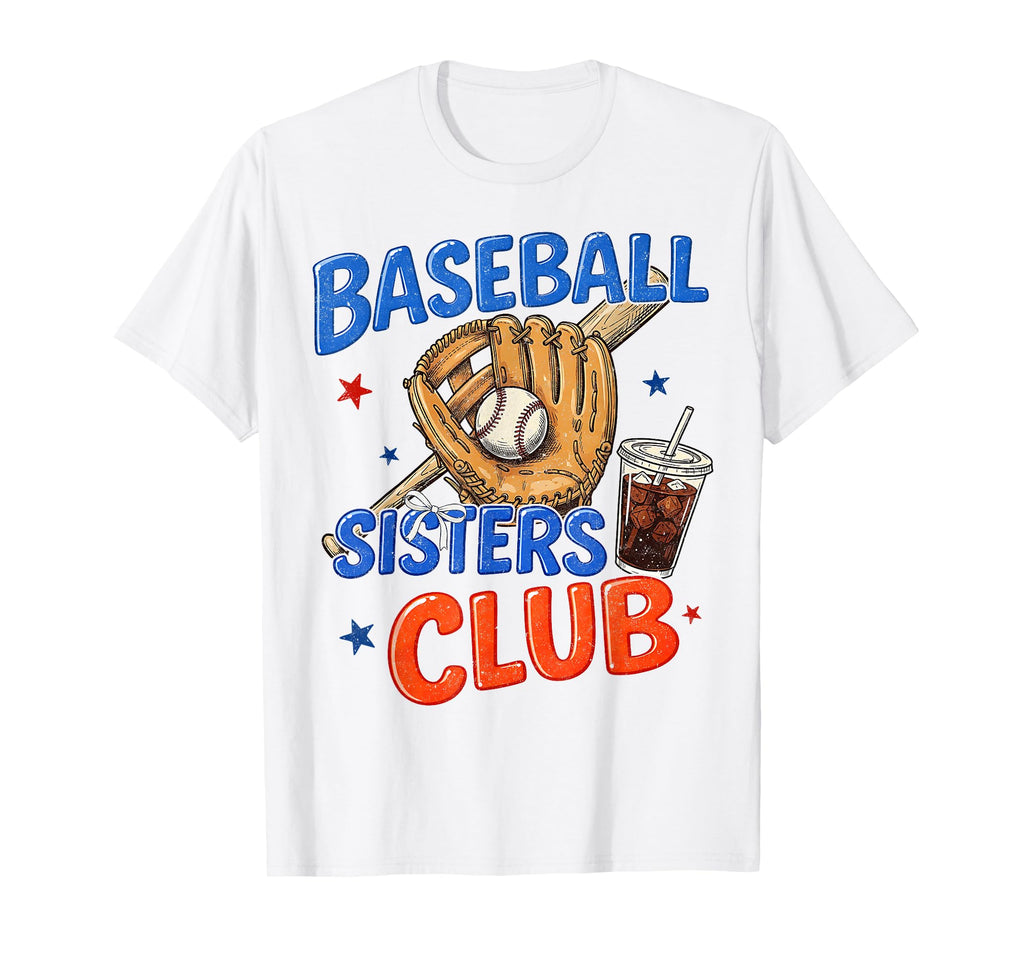 Baseball Sisters Club Coquette T-Shirt - Casual Everyday Wear Men Women - T-Shirt, Sweatshirt, Hoodie