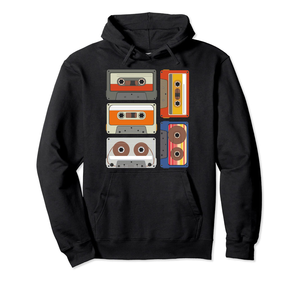 Cassettes 1980S Mixtape Music 80S Cassette Hoodie - Graphic Print Men Women - T-Shirt, Sweatshirt, Hoodie