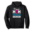 Proud Mom Baseball Senior Hoodie - Aesthetic Graphic Men Women - T-Shirt, Sweatshirt, Hoodie