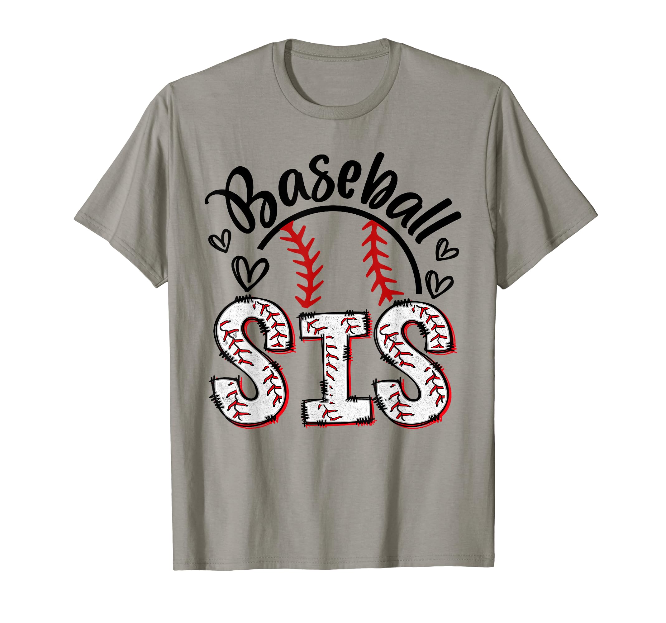 Baseball Sister Baseball Little Sis T-Shirt - Novelty Apparel Men Women - T-Shirt, Sweatshirt, Hoodie