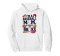 Funny Baseball Mom Sports Season Hoodie - Minimalist Print Men Women - T-Shirt, Sweatshirt, Hoodie