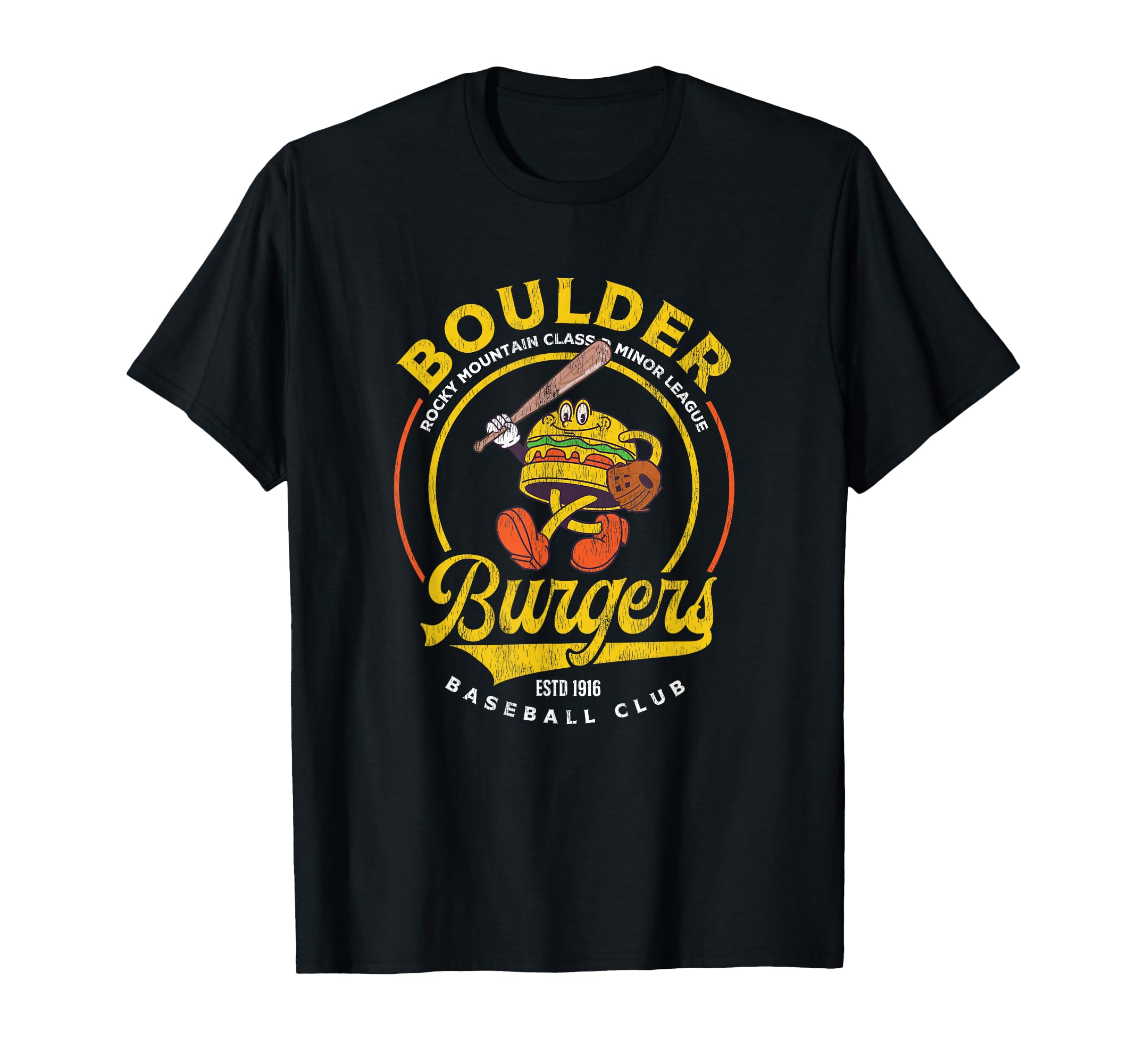 Boulder Burgers Minor League Baseball T-Shirt - Streetwear Style Unisex - T-Shirt, Sweatshirt, Hoodie