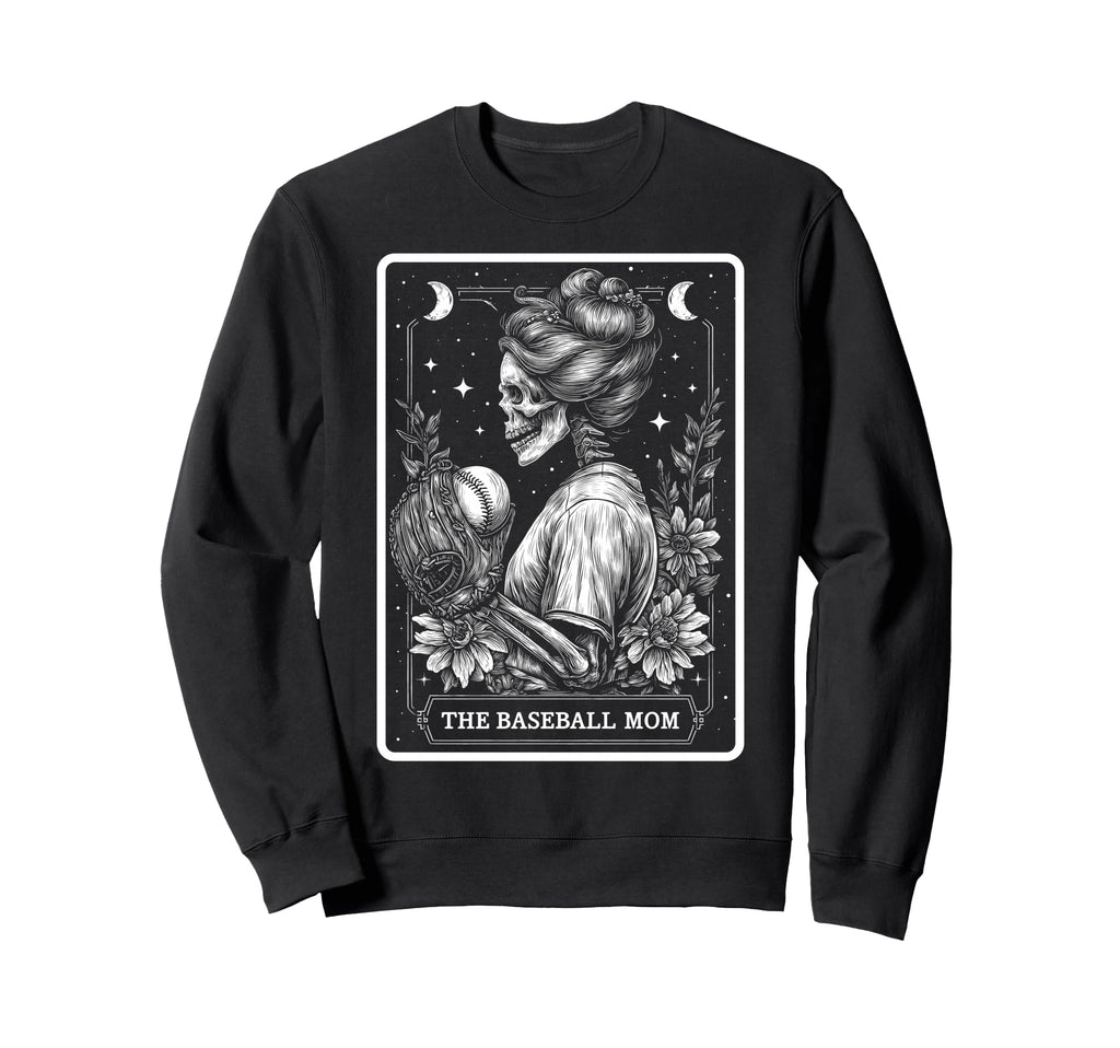 Baseball Mom Mama Mothers Day Tarot Sweatshirt - Graphic Print for Adults - T-Shirt, Sweatshirt, Hoodie