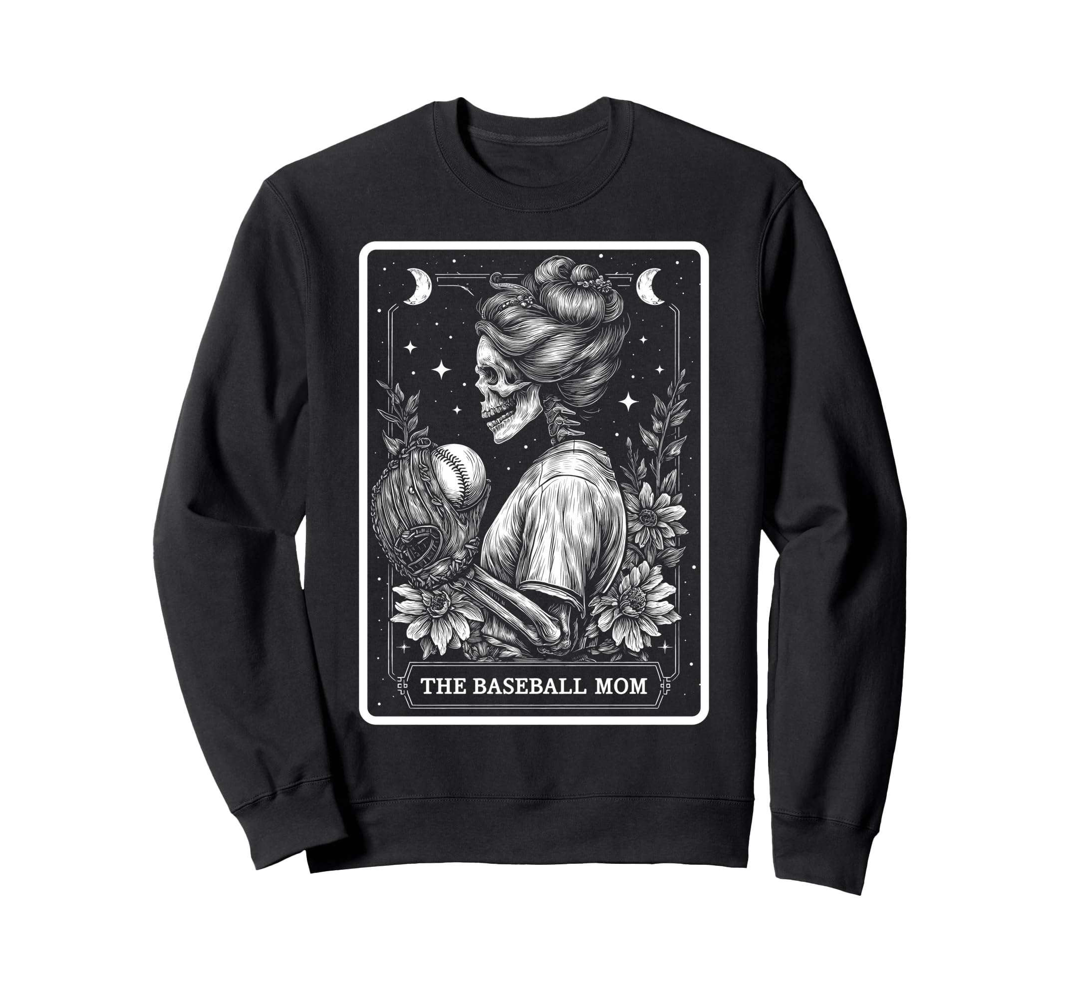 Baseball Mom Mama Mothers Day Tarot Sweatshirt - Graphic Print for Adults - T-Shirt, Sweatshirt, Hoodie