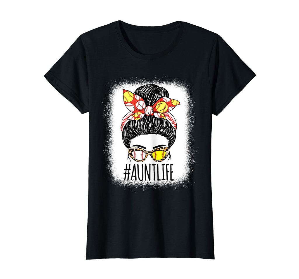Auntilife Baseball And Softball Lover T-Shirt - Graphic Print for Adults - T-Shirt, Sweatshirt, Hoodie