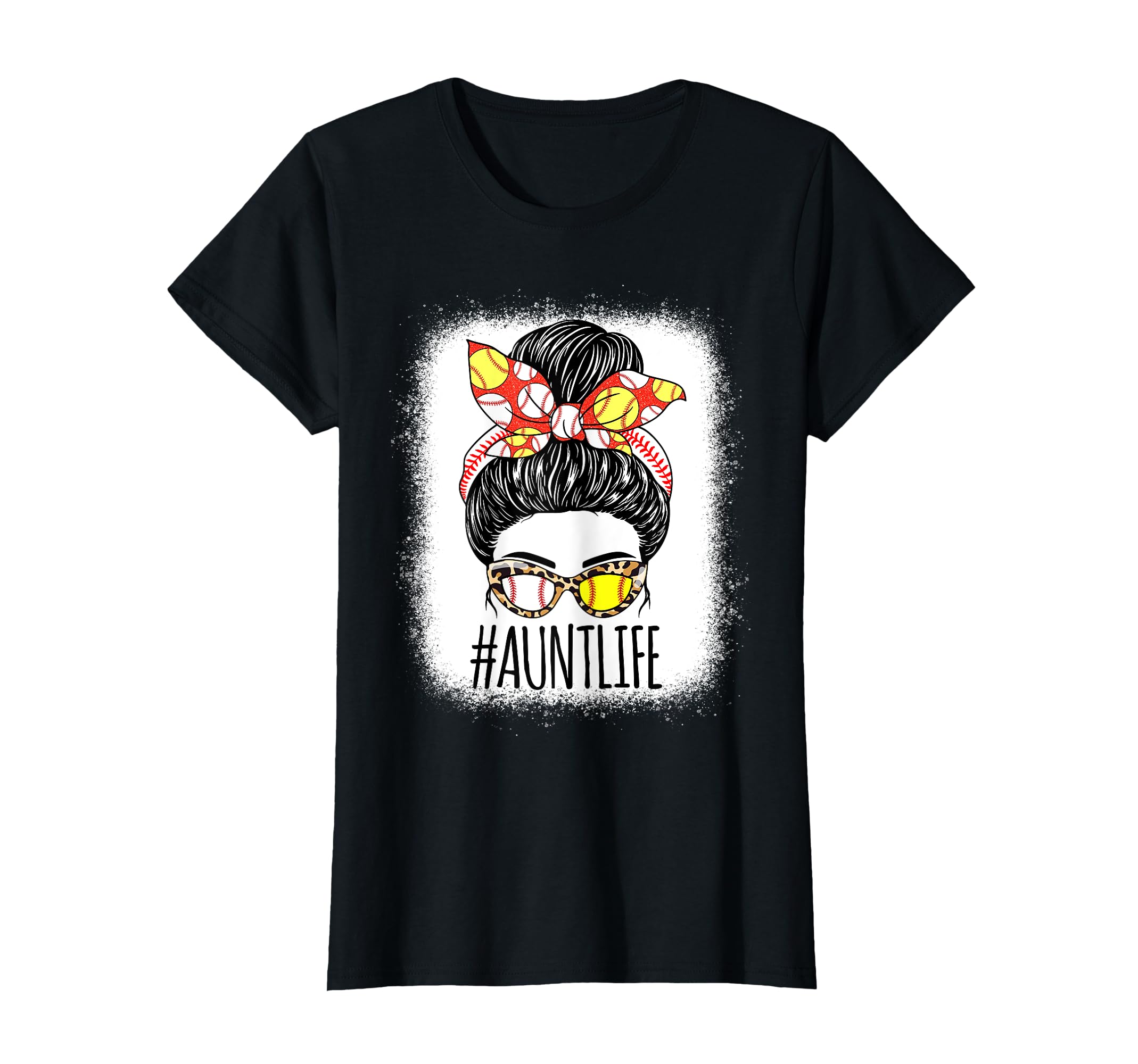 Auntilife Baseball And Softball Lover T-Shirt - Graphic Print for Adults - T-Shirt, Sweatshirt, Hoodie