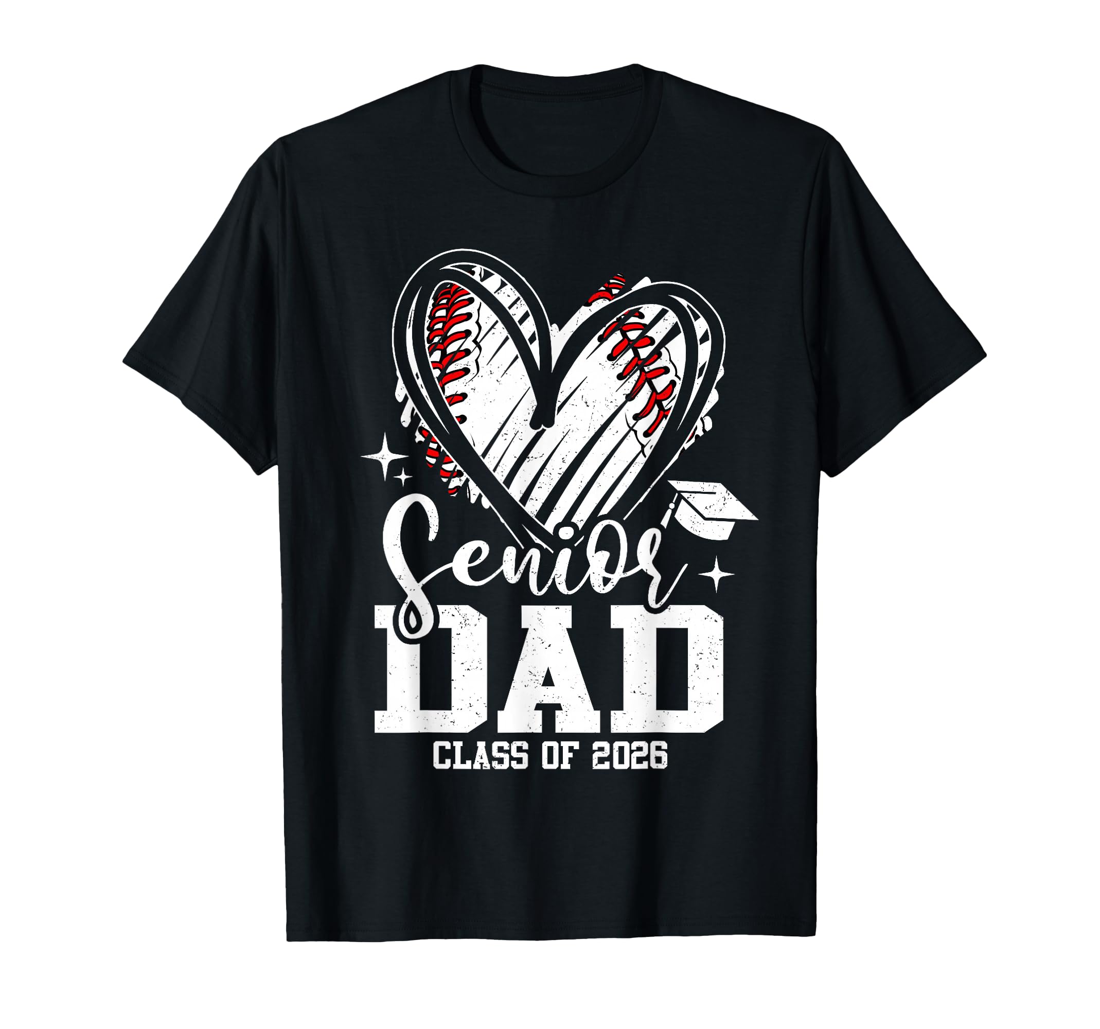 Proud Senior Dad Class 2026 Baseball T-Shirt - Custom Art Print Unisex - T-Shirt, Sweatshirt, Hoodie