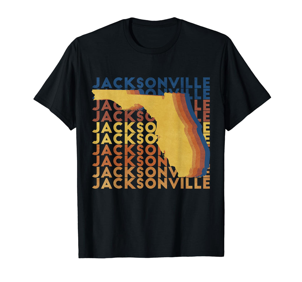 Jacksonville Florida Distressed T-Shirt - Fun Novelty Design for Adults - T-Shirt, Sweatshirt, Hoodie