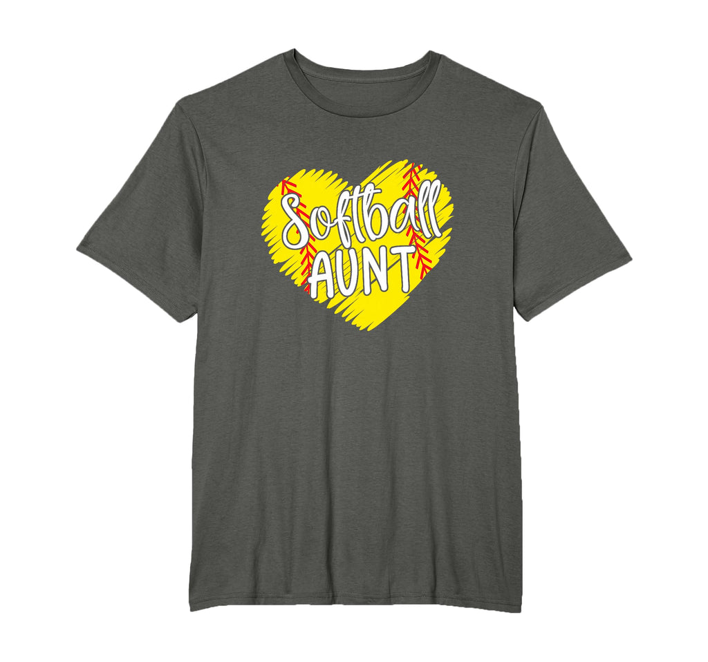 Softball Aunt Designs Baller Aunt T-Shirt - Aesthetic Graphic Men Women - T-Shirt, Sweatshirt, Hoodie
