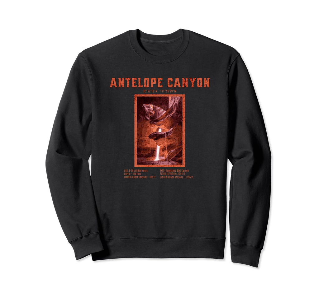 Antelope Canyon Arizona Sweatshirt - Aesthetic Graphic Men Women - T-Shirt, Sweatshirt, Hoodie