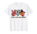 Peace Love Halloween Happy Halloween T-Shirt - Unique Graphic Men Women - T-Shirt, Sweatshirt, Hoodie