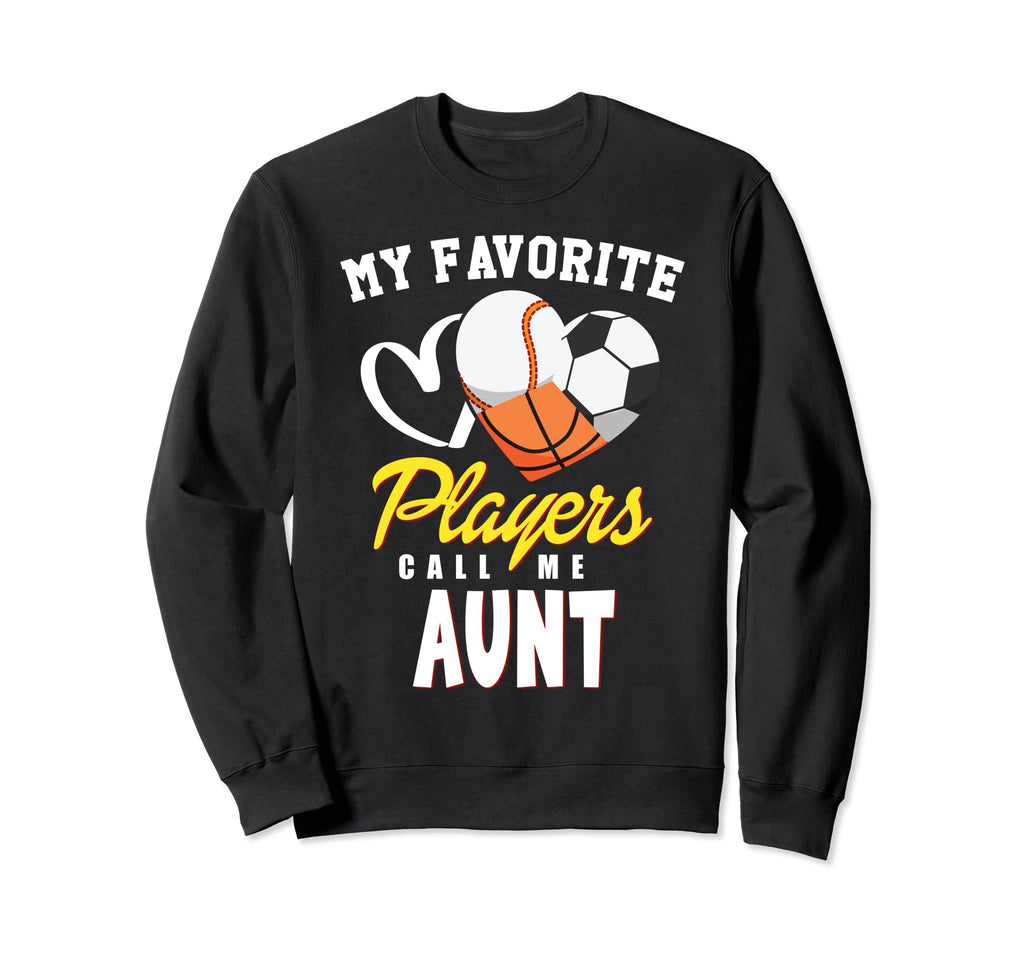 My Favorite Players Baseball Soccer Sweatshirt - Graphic Print Men Women - T-Shirt, Sweatshirt, Hoodie