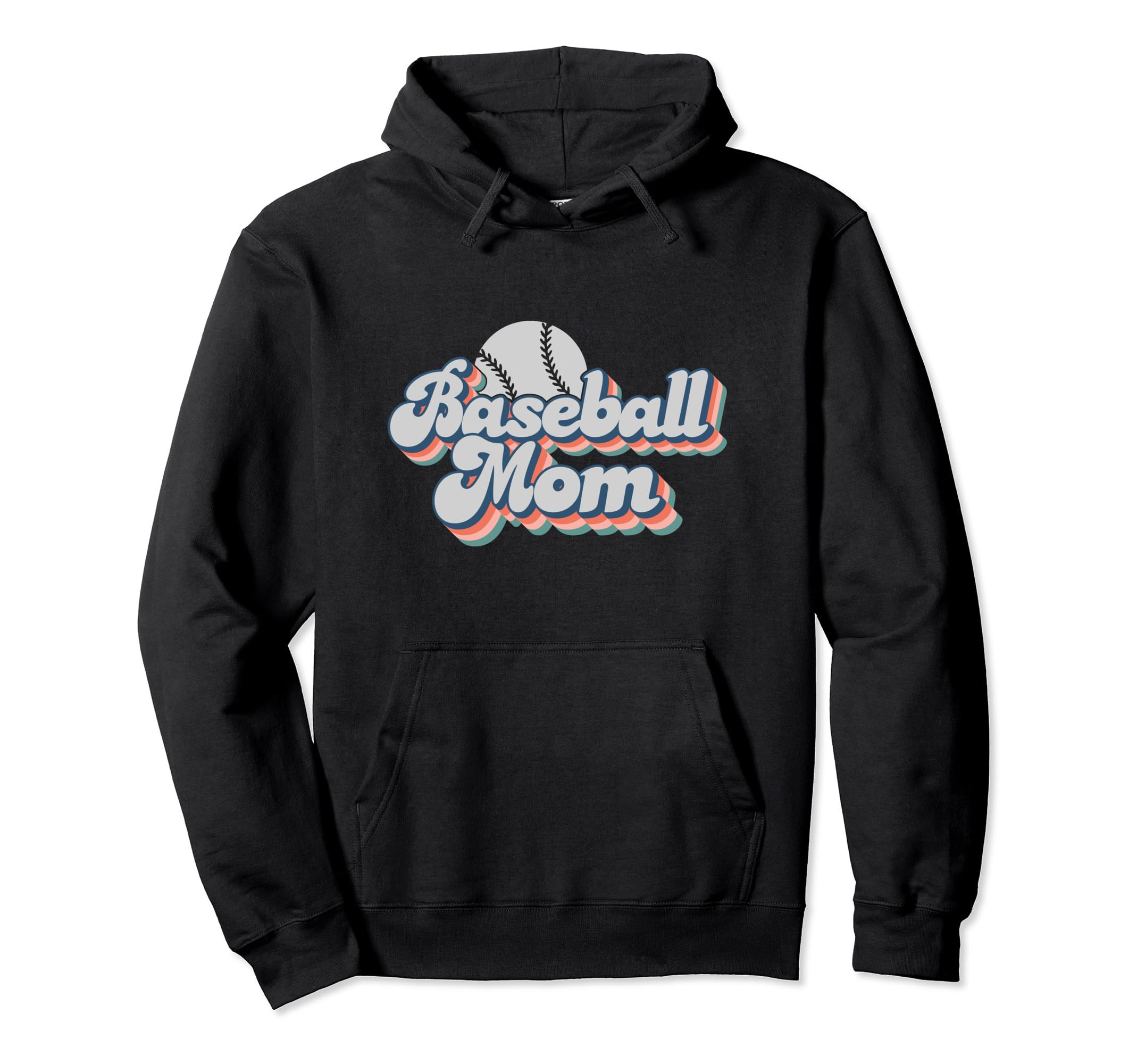 Baseball Mom Sporty Baseball Team Hoodie - Casual Everyday Wear for Adults - T-Shirt, Sweatshirt, Hoodie