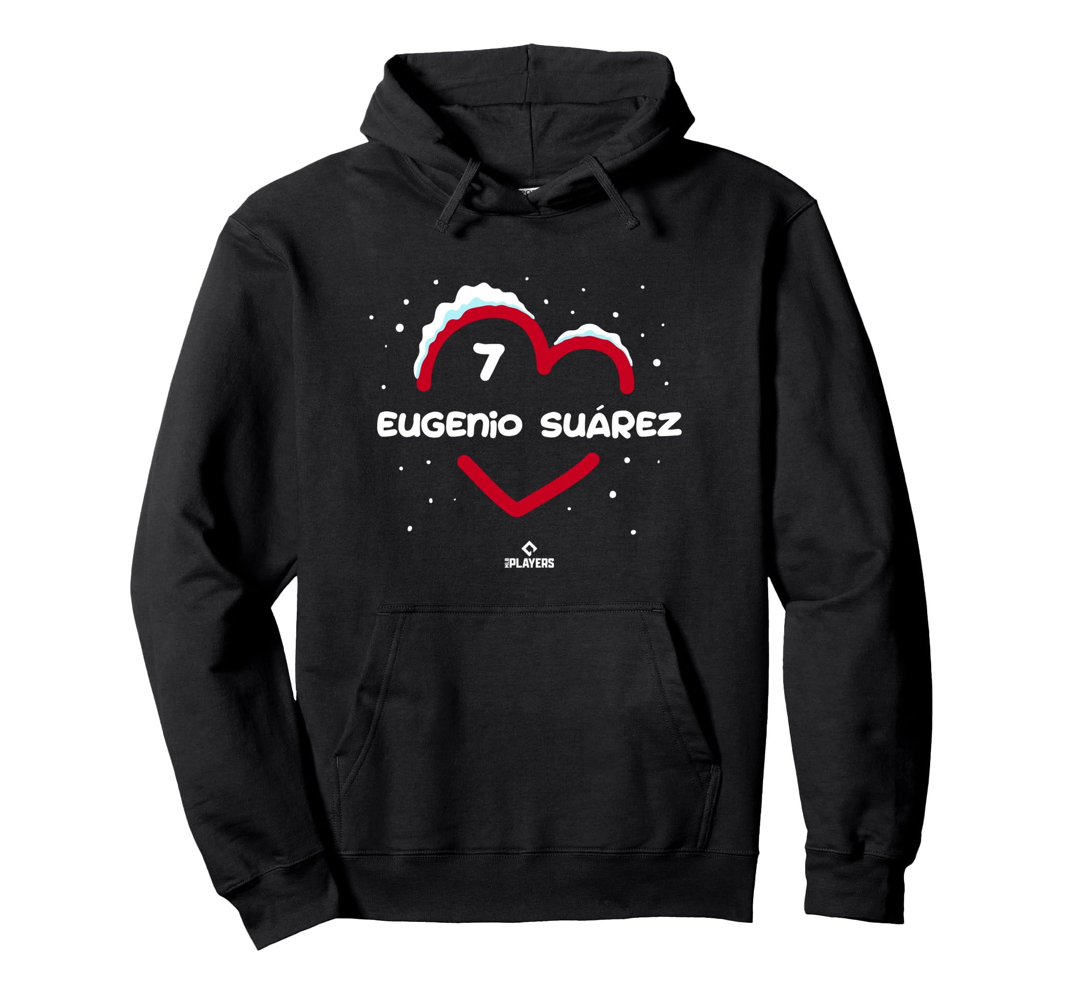 Eugenio Suarez Heart Cincinnati Baseball Hoodie - Unique Graphic Men Women - T-Shirt, Sweatshirt, Hoodie